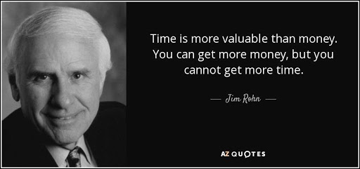 Covid 19, Jim Rohn, time is valuable, Oodo™